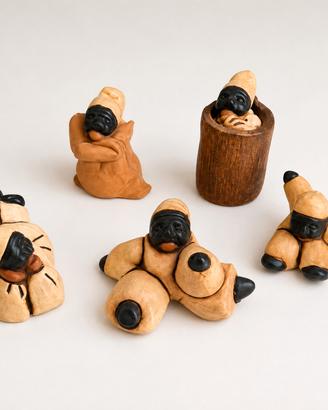 5 Pulcinella artigianali napoletani da collezione