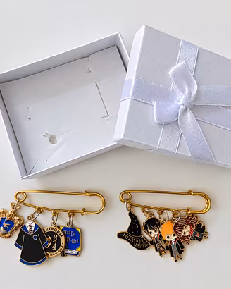 Set 2 spille da balia Harry Potter con charms smal