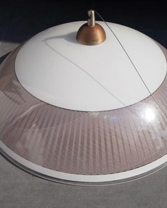Lampadario ed una Plafoniera Vetro Vintage E.27