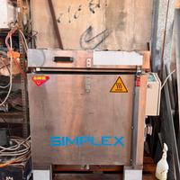 Macchina Vasca lavapezzi ricambi simplex 80 120 L