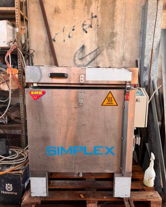 Macchina Vasca lavapezzi ricambi simplex 80 120 L