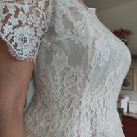 abito da sposa vintage in pura seta anni 50