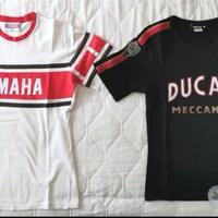 T-shirt donna Yamaha e Ducati 