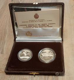#2339 – Due monete 500 e 1000 Lire San Marino