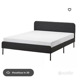 Struttura letto con doghe incluse