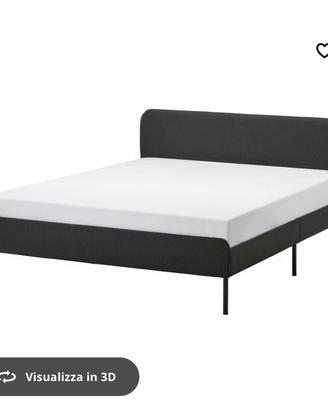 Struttura letto con doghe incluse