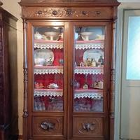 Antiquariato cristalliera fine 800