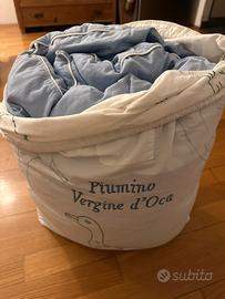 Piumone in piuma d’oca singolo