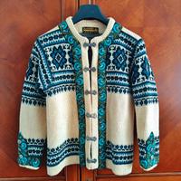 NORDSTRIKK cardigan norvegese pura lana donna XS S