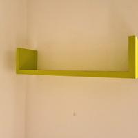 3 Mensole da parete verdi