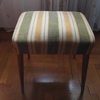Sgabello imbottito vintage
