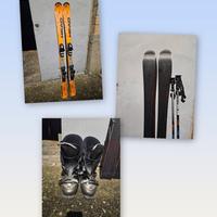 Set Sci Completo HEAD + Scarponi n°39 + Bastoncini