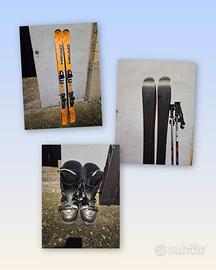 Set Sci Completo HEAD + Scarponi n°39 + Bastoncini