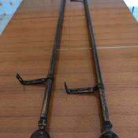 Coppia di bastoni  per tende 