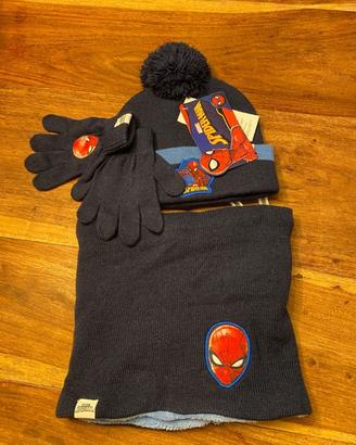 Berretto scaldacollo guanti Marvel Spiderman