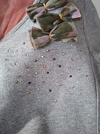 Set 2 pezzi bambina Fagottino felpa/abito,leggings