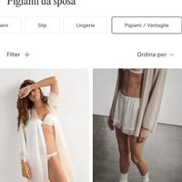 Completo raso & pizzo Intimissimi color avorio