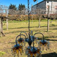 Lampadario vintage in cristallo