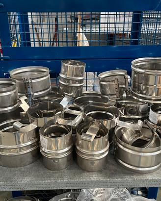 Componenti per camini/canna fumaria acciaio inox