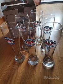 set bicchieri da birra Erdinger