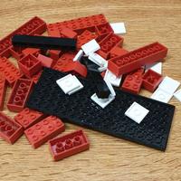 Lotto di 57 Mattoncini Lego Vintage Anni 70