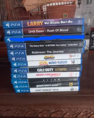 Vari giochi ps4 playstation sony
