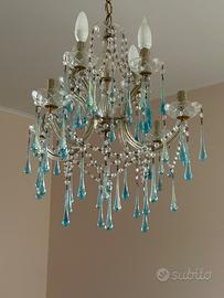 Lampadario in vetro di murano