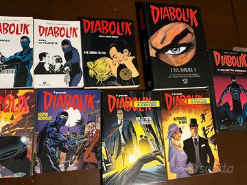 Collezione lotto Diabolik completa 35 pezzi