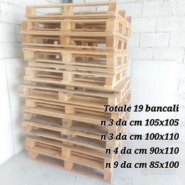 BANCALI - Lotto 19 bancali varie misure 