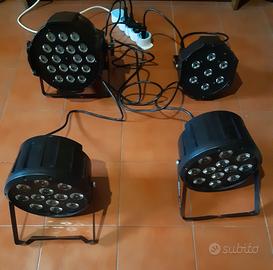 Par led dj effetti multicolore karaoke live feste