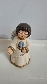 Angelo THUN “Micioio” con Fiore Azzurro – Ceramica