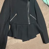 Peplum Coat Zara Woman Taglia M