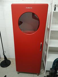 Credenza - Scaffale - Vetrina Rossa