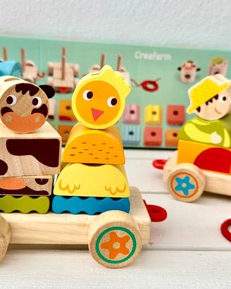 Treno in legno