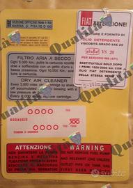 Kit adesivi Fiat 500 D