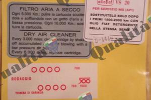 Kit adesivi Fiat 500 D
