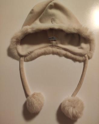 Cappello Conte of Florence in pile colore panna