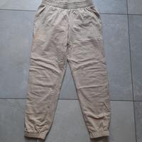 pantaloni tuta color avorio