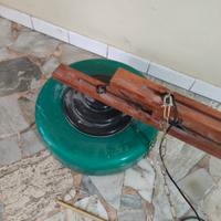 Lampada da biliardo vintage verde, anni 70