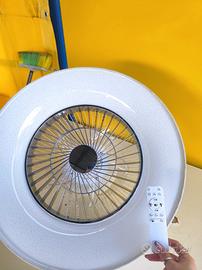Plafoniera Led a ventilatore con telecomando 