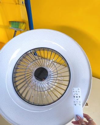Plafoniera Led a ventilatore con telecomando 