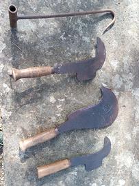 vecchi attrezzi da lavoro 