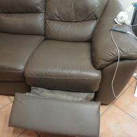 divano in pelle marca divani e divani