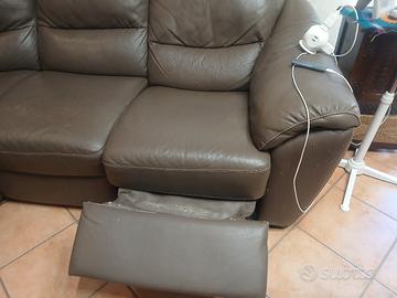 divano in pelle marca divani e divani