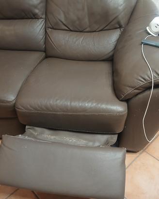 divano in pelle marca divani e divani