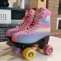 pattini a rotelle arcobaleno nunero 31-34
