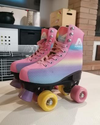 pattini a rotelle regolabili numero 31-34