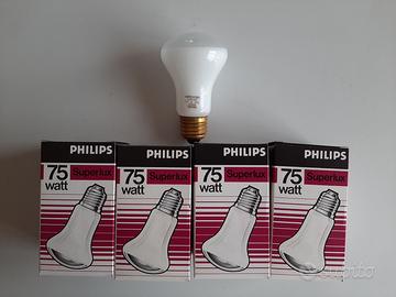 4 lampadine philips superlux 75 watt
