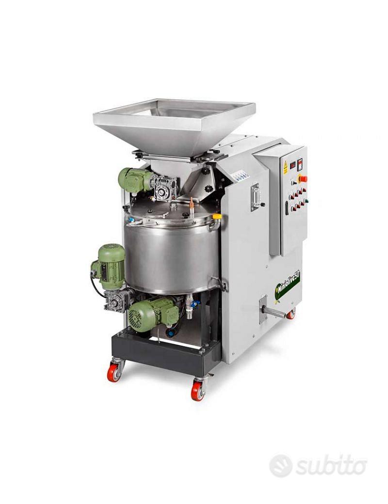 Frantoio Elettrico 4 Litri 60W Per Frutta, Pane E Zucchero Di Canna - 75 Giri/min, Acciaio Inox, Motore In Rame