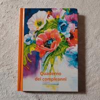 quaderno per segnare compleanni